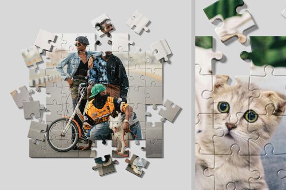Download Jigsaw Puzzle Mockup - Puzzle mockup Collection
