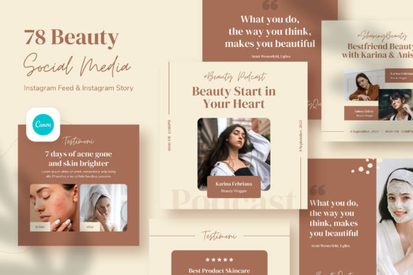Download Beauty Instagram Post &amp; Story - Story Collection