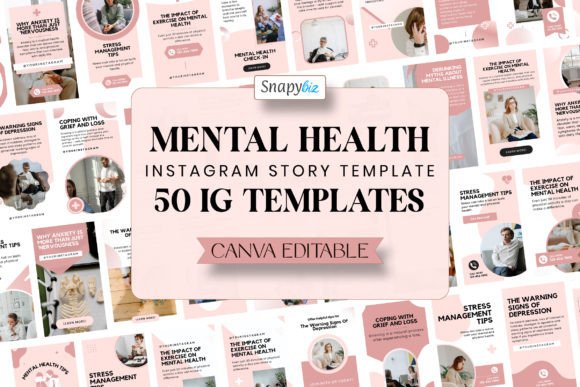 Download Mental Health IG Canva Story Templates - Story Collection
