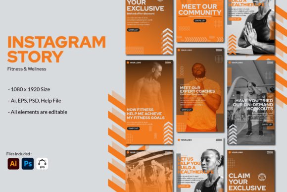 Download Fitness and Wellness - Instagram Story - Story Collection
